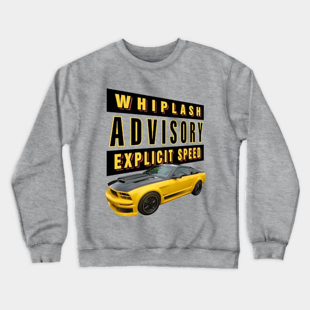 Whiplash Advisory Crewneck Sweatshirt by 4L7i0T